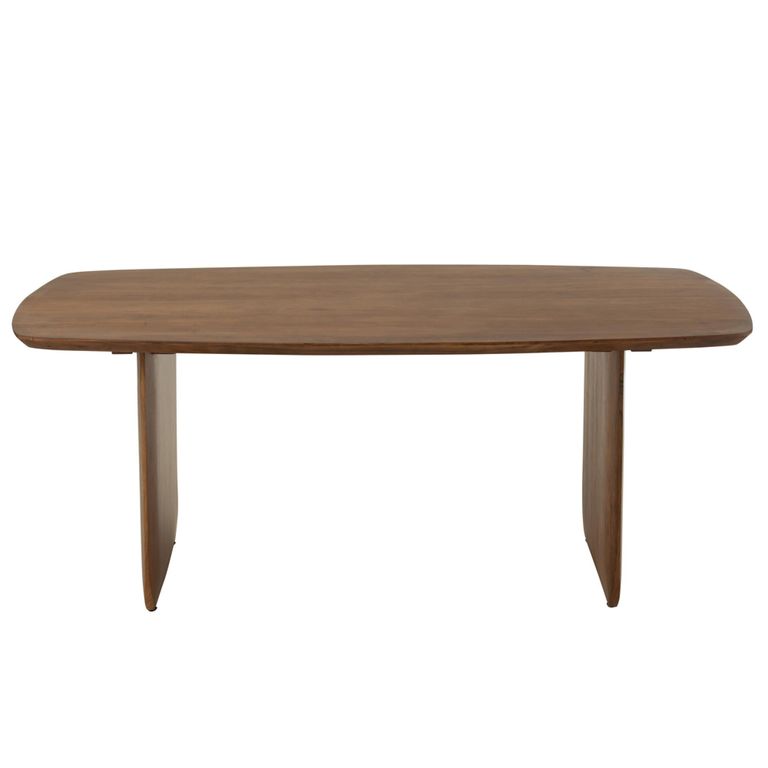 Dining Table - 190cm - 6 Seater - Brown - Acacia Wood