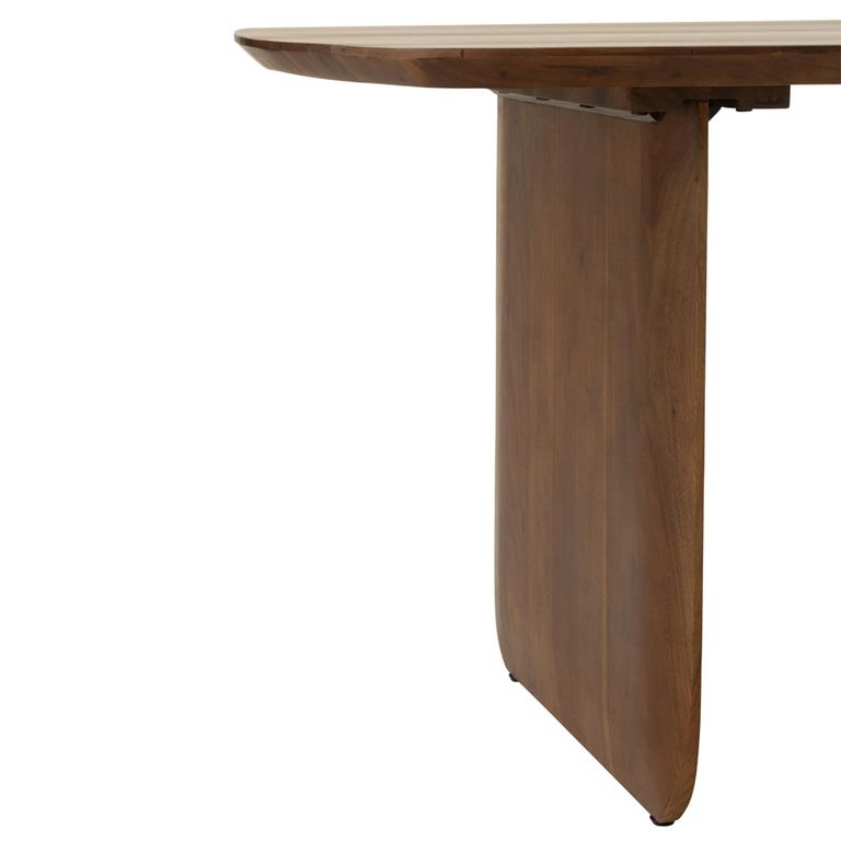 Dining Table - 190cm - 6 Seater - Brown - Acacia Wood