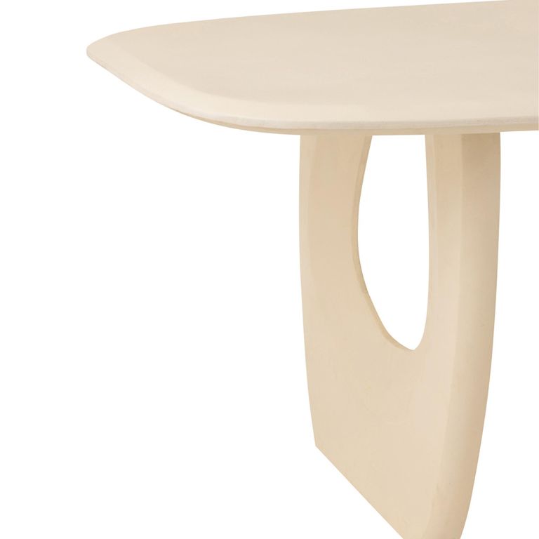 Mark Dining Table - 200cm - 8 Seater - Beige - Plywood