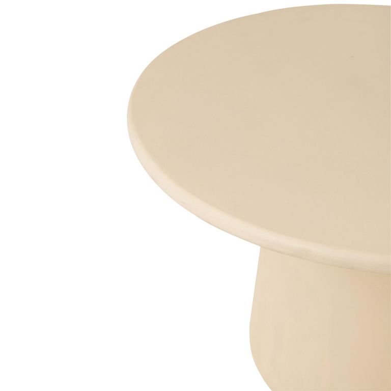 Ram Dining Table - 118cm - 4 Seater - Round - Beige - Plywood
