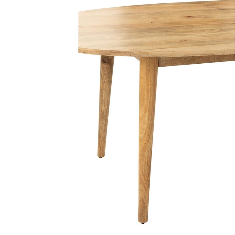 Camille Dining Table - 200cm - 8 Seater - Oval - Natural - Mango Wood