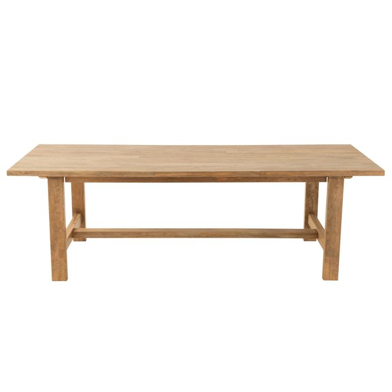 Dining Table - 240cm - 10 Seater - Natural - Mango Wood