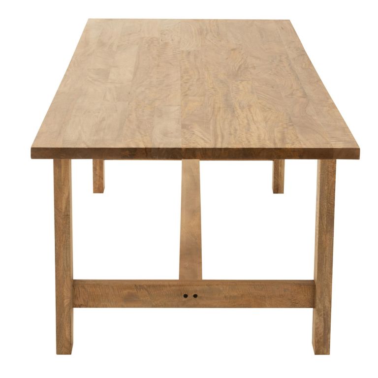 Dining Table - 240cm - 10 Seater - Natural - Mango Wood