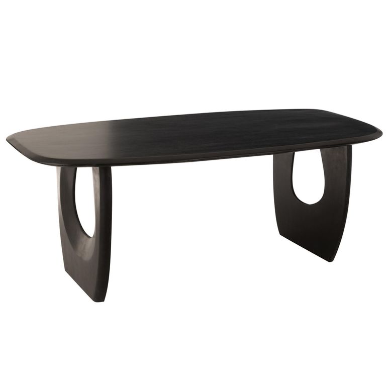 Mark Dining Table - 200cm - 8 Seater - Black - Mango Wood