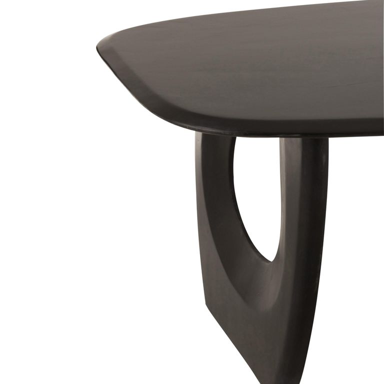 Mark Dining Table - 200cm - 8 Seater - Black - Mango Wood