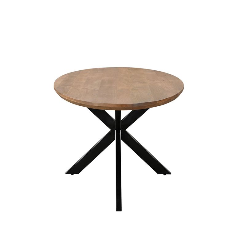 Jesper Dining Table - 210cm - 8 Seater - Oval - Star Base - Natural - Mango Wood