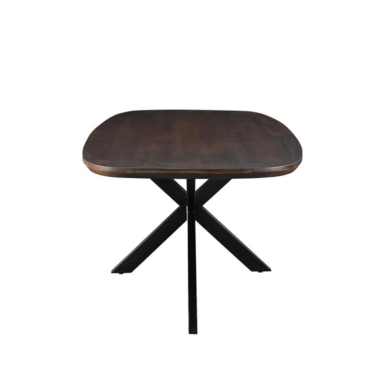 Jesper Dining Table - 230cm - 10 Seater - Star Base - Chestnut - Mango Wood