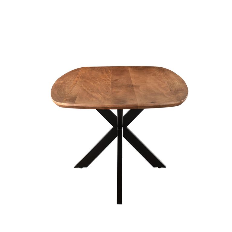 Jesper Dining Table - 230cm - 10 Seater - Star Base - Natural - Mango Wood