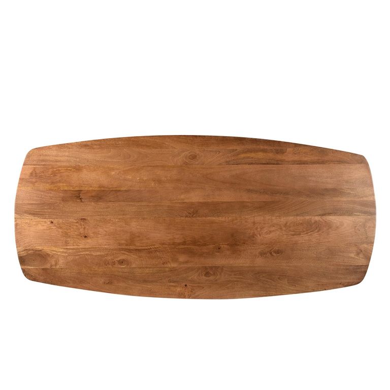 Jesper Dining Table - 230cm - 10 Seater - Star Base - Natural - Mango Wood