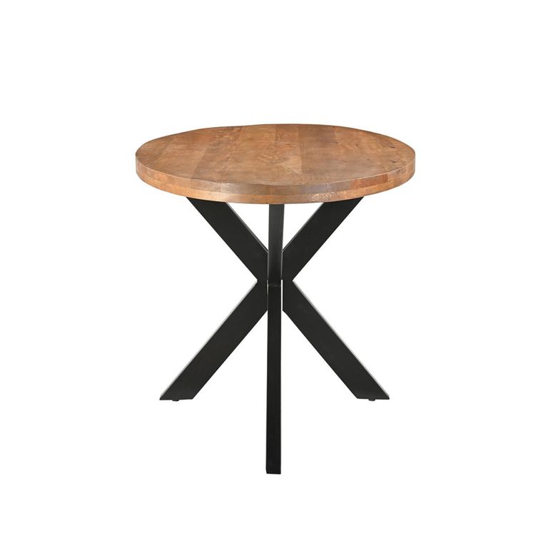Rocky Dining Table - 180cm - 6-8 Seater - Oval - Star Base - Natural - Mango Wood