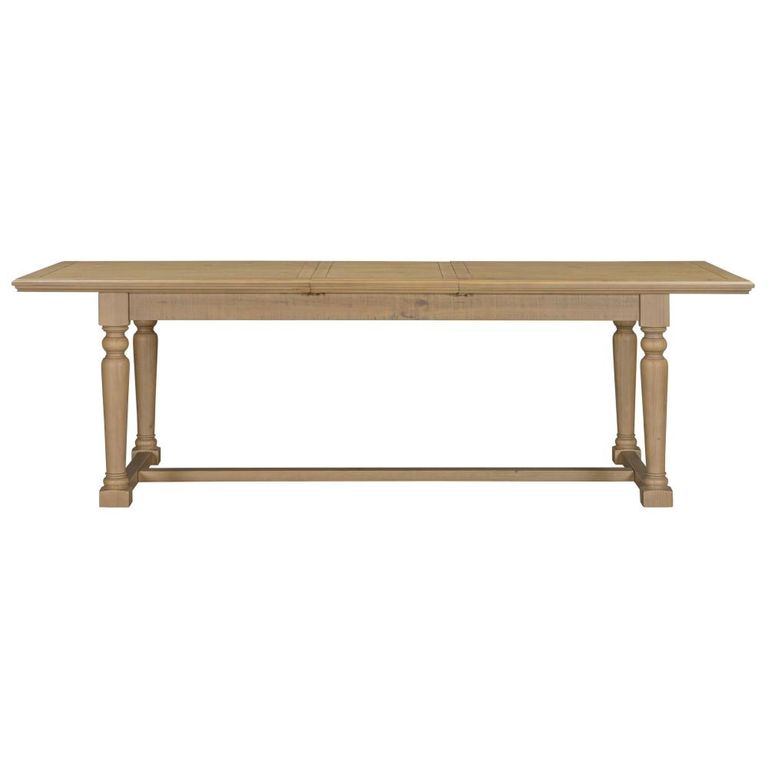 Chateau Extending Dining Table - 200cm-250cm - 8-10 Seater - Natural - Rustic Pine