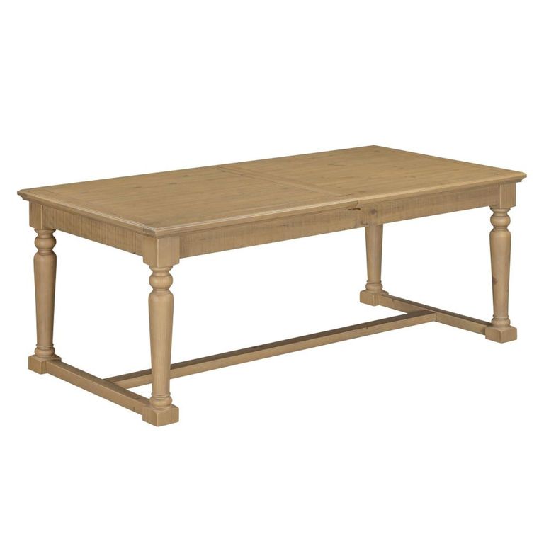 Chateau Extending Dining Table - 200cm-250cm - 8-10 Seater - Natural - Rustic Pine