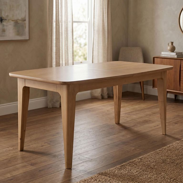 Cotswold Oak Extending Dining Table - 160cm-200cm - 6-8 Seater - Natural