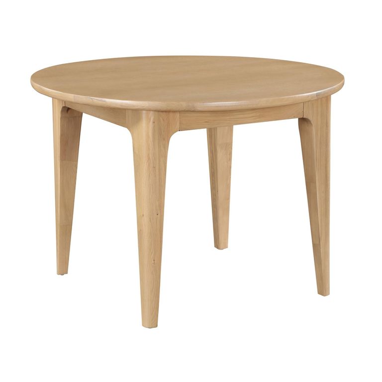 Cotswold Oak Dining Table - 110cm - 4 Seater - Round - Natural