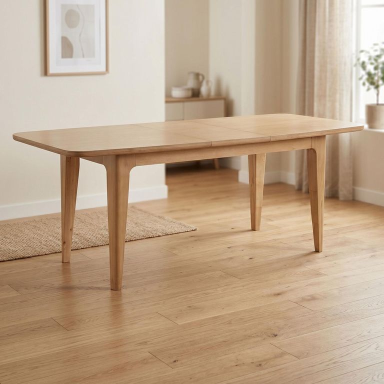 Cotswold Oak Extending Dining Table - 160cm-200cm - 6-8 Seater - Natural