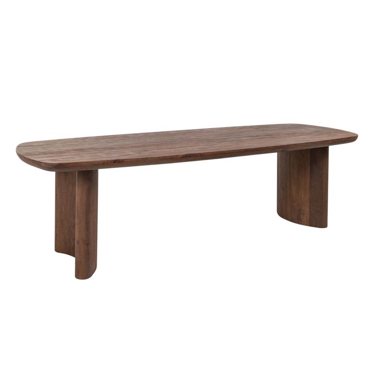 Baldwin Dining Table - 270cm - 10 Seater - Double Pedestal - Mango Wood