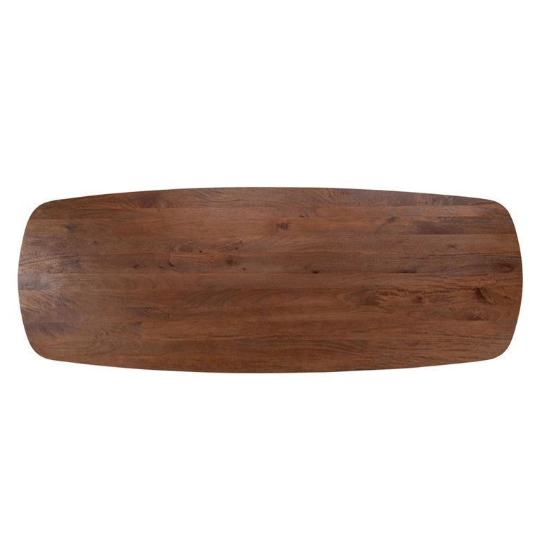 Baldwin Dining Table - 270cm - 10 Seater - Double Pedestal - Mango Wood