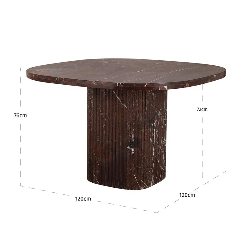 Baldwin Dining Table - 270cm - 10 Seater - Double Pedestal - Mango Wood