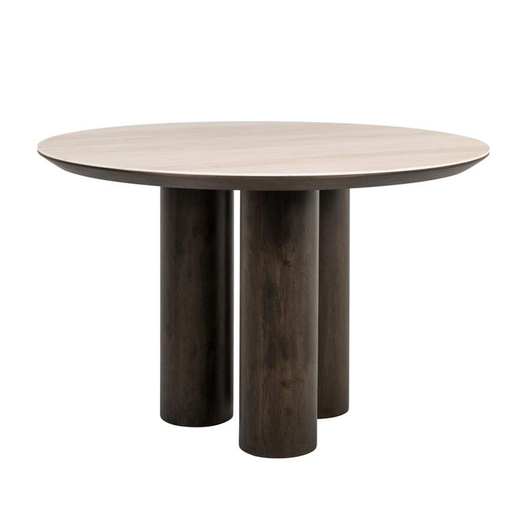 Ritz Dining Table - 120cm - 4 Seater - Round - Pedestal - Ceramic
