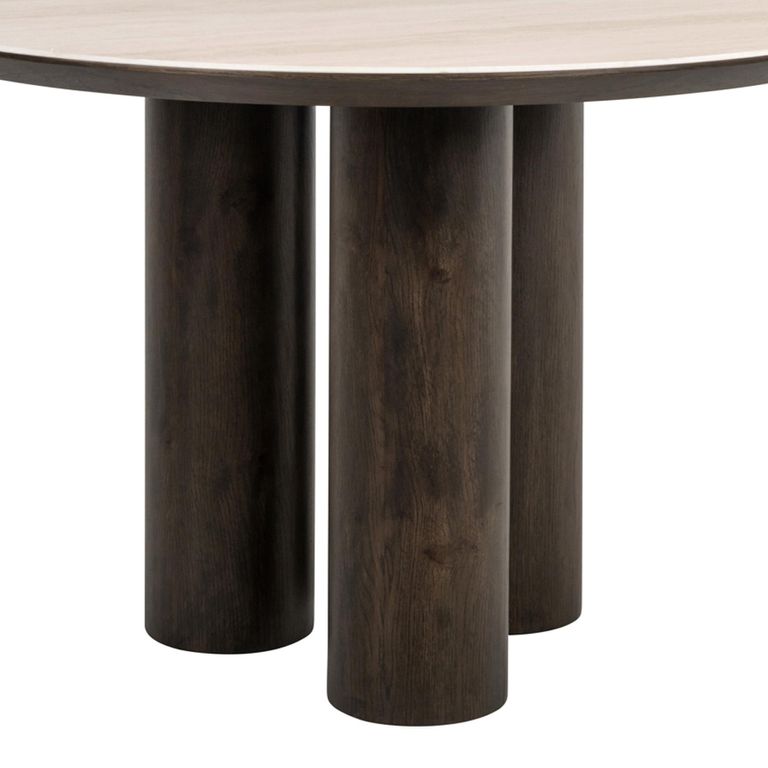 Ritz Dining Table - 120cm - 4 Seater - Round - Pedestal - Ceramic
