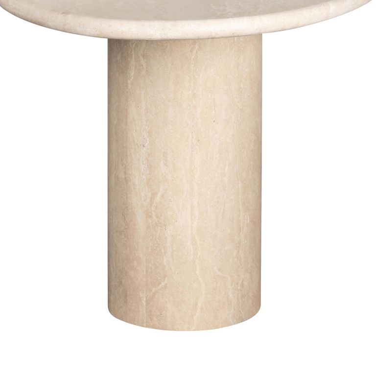 Renaissance Dining Table - 240cm - 10 Seater - Pedestal - Beige - Travertine