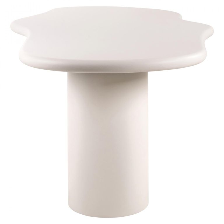 Bloomstone Dining Table - 230cm - 10 Seater - Double Pedestal - White