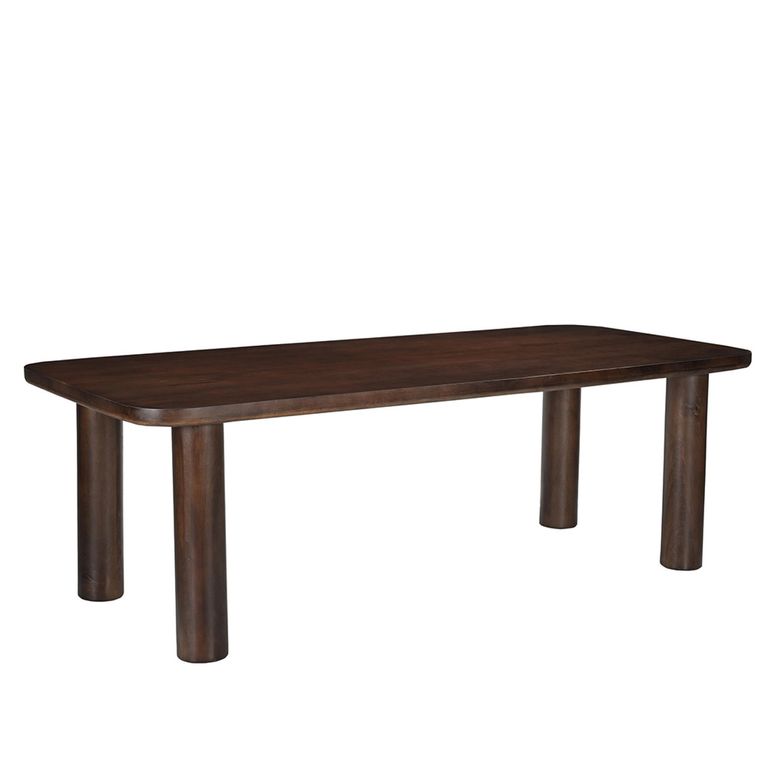 Brix Badou Dining Table - 240cm - 10 Seater - Chestnut - Mango Wood