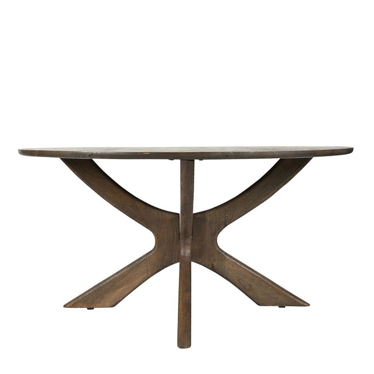 Montereux Dining Table - 150cm - 6 Seater - Round - Spider Legs - Malta - Mango Wood
