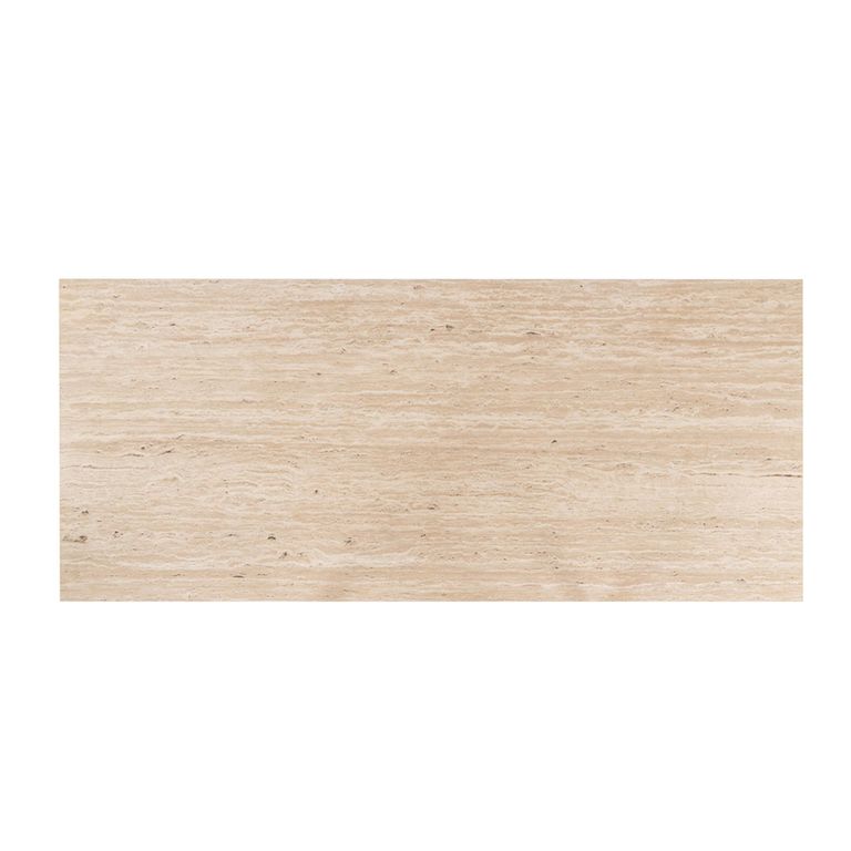 Claremont Dining Table - 230cm - 10 Seater - Pedestal - Brown - Travertine Top