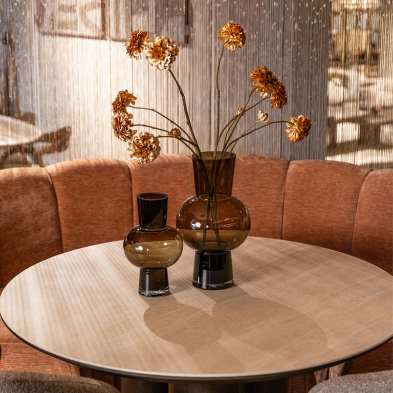 Ritz Dining Table - 120cm - 4 Seater - Round - Pedestal - Ceramic
