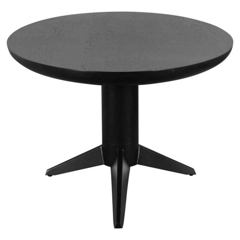 Rayford Dining Table - 230cm - 10 Seater - Oval - Black - Oak and Metal
