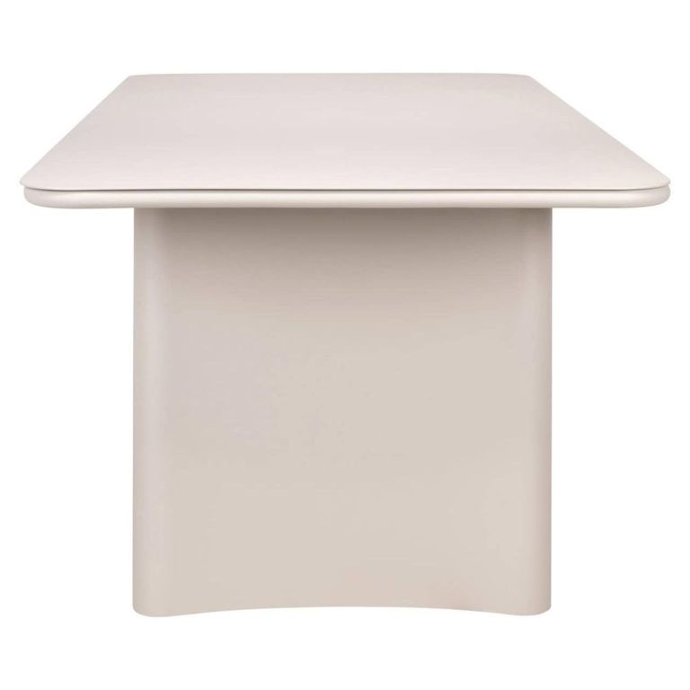 Senza Outdoor Dining Table - 220cm - 10 Seater - Light Beige - Aluminum