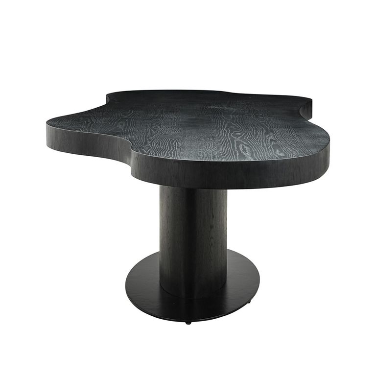 Bogor Dark Wood 8 Seater Pedestal Dining Table