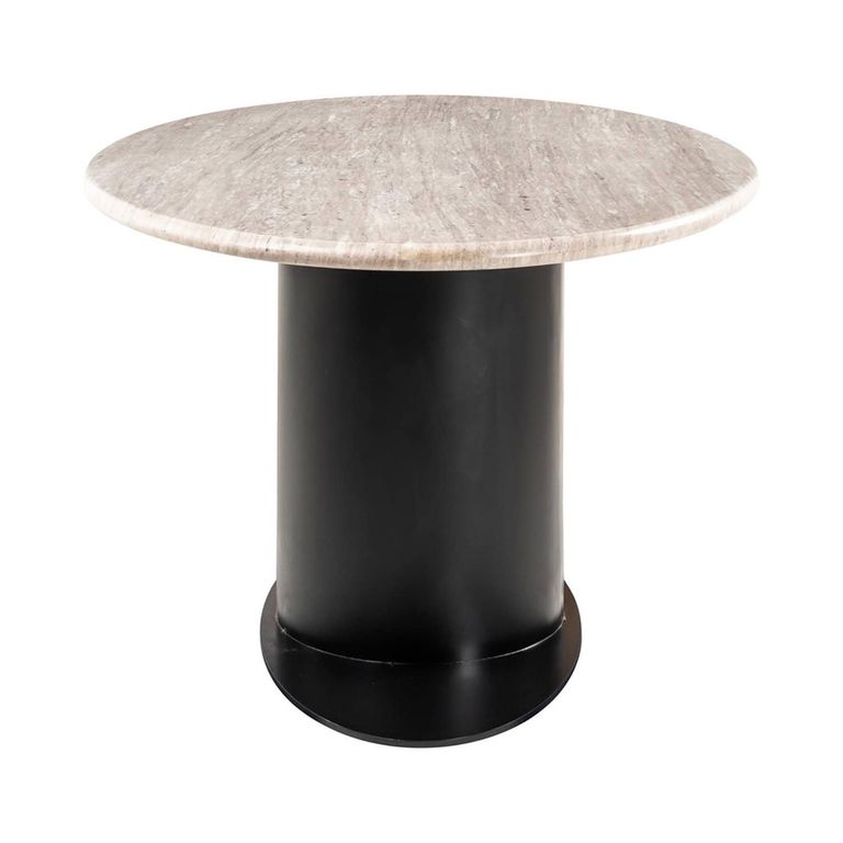 Brodman Grey Marble 8 Seater Oval Pedestal Dining Table