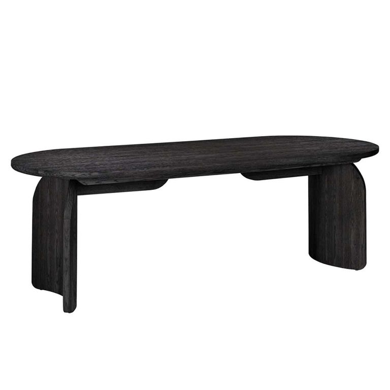 Fairmont Black Oak 8 Seater Oval Dining Table