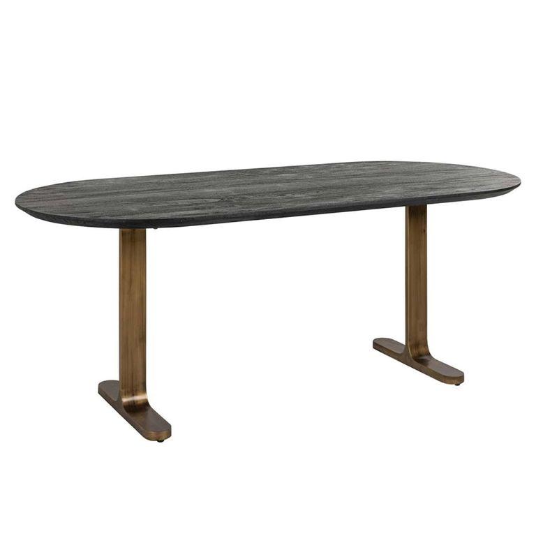 Revelin Mango Wood 8 Seater Oval Dining Table - 200cm