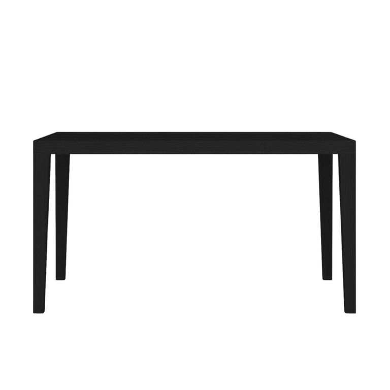 Peony Dining Table - 140cm - 4 Seater - Wenge Black - Wood