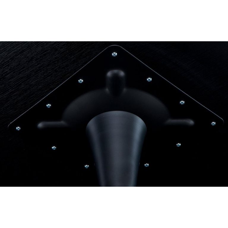 Celeste Dining Table - 90cm - 2 Seater - Round - Black - Wood and Metal
