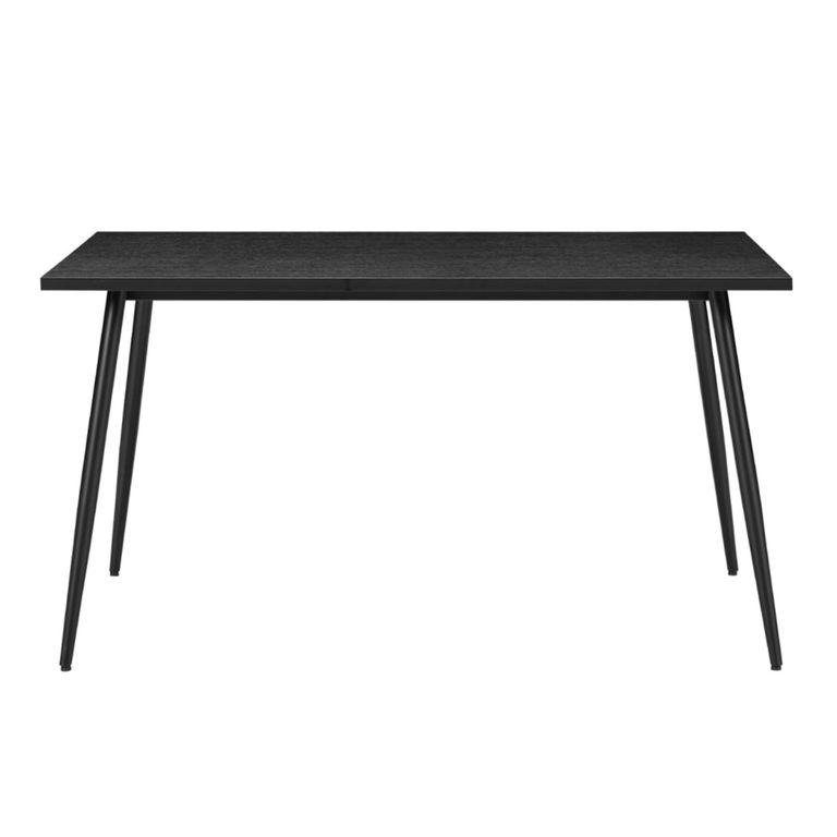 Horizon Dining Table - 140cm - 4 Seater - Black - Wood and Metal
