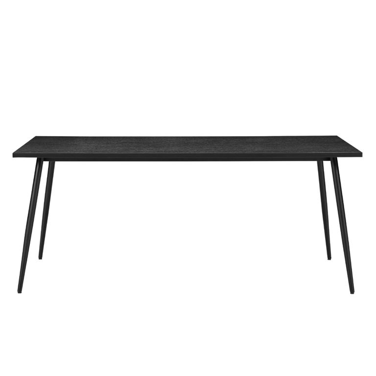 Horizon Dining Table - 180cm - 6 Seater - Black - Wood and Metal