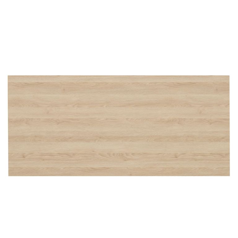 Horizon Dining Table - 180cm - 6 Seater - Oak and Black - Wood and Metal