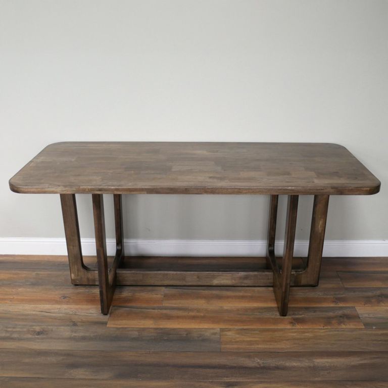 Dining Table - 180cm - 6 Seater - Rubber Wood