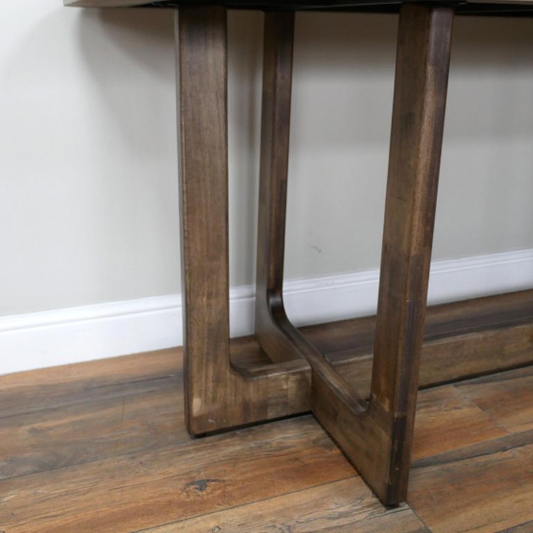 Dining Table - 180cm - 6 Seater - Rubber Wood