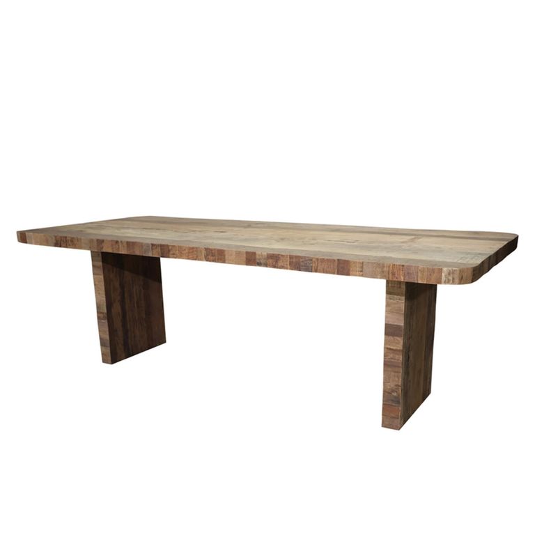 Bassano Dining Table - 240cm - 10 Seater - Natural - Wood