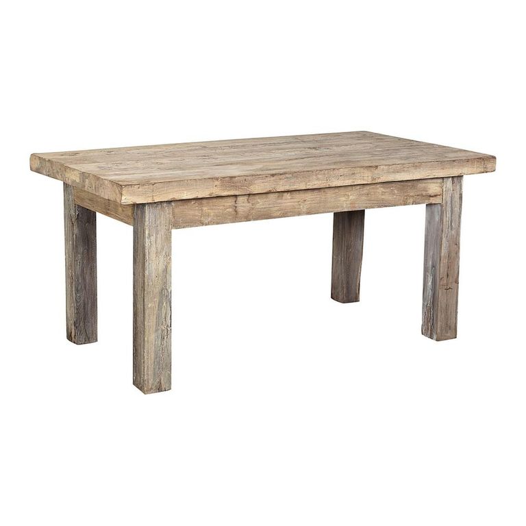 Massive Dining Table - 184cm - 8 Seater - Rustic Natural - Wooden