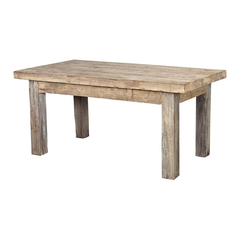 Massive Dining Table - 184cm - 8 Seater - Rustic Natural - Wooden