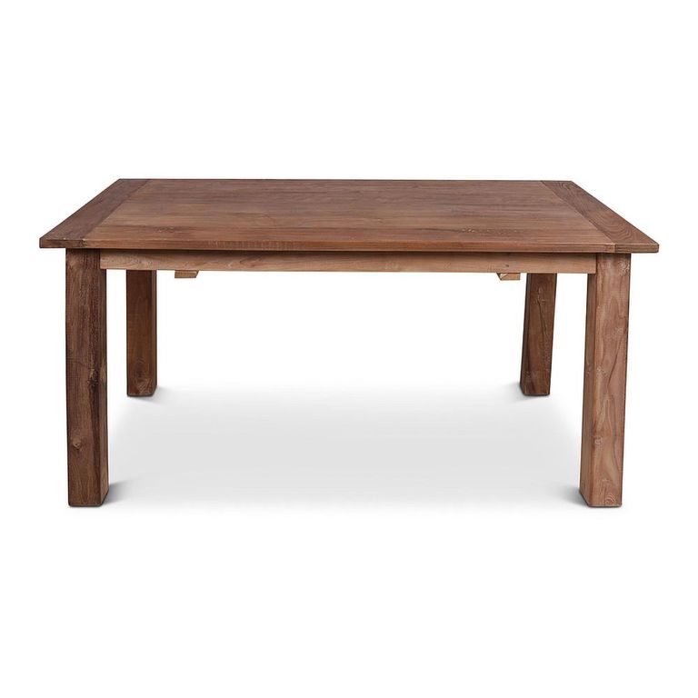 Floris Dining Table - 160cm - 6 Seater - Brown - Recycled Teak Wood