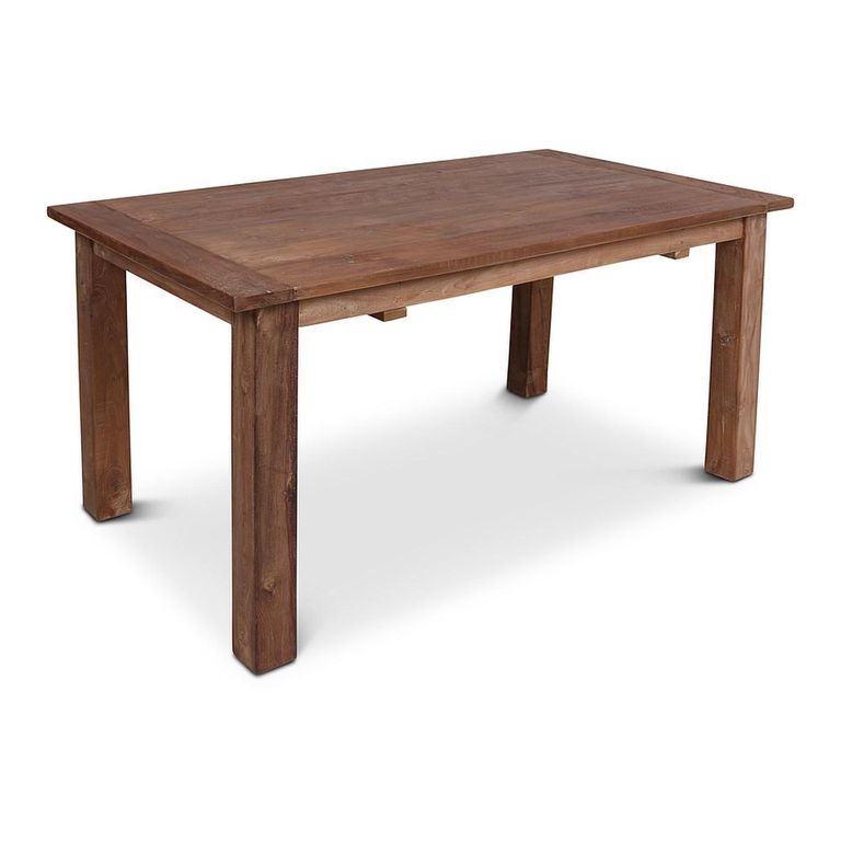 Floris Dining Table - 160cm - 6 Seater - Brown - Recycled Teak Wood