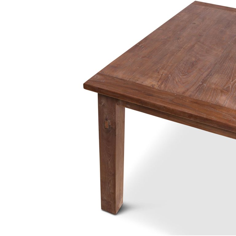 Floris Dining Table - 160cm - 6 Seater - Brown - Recycled Teak Wood