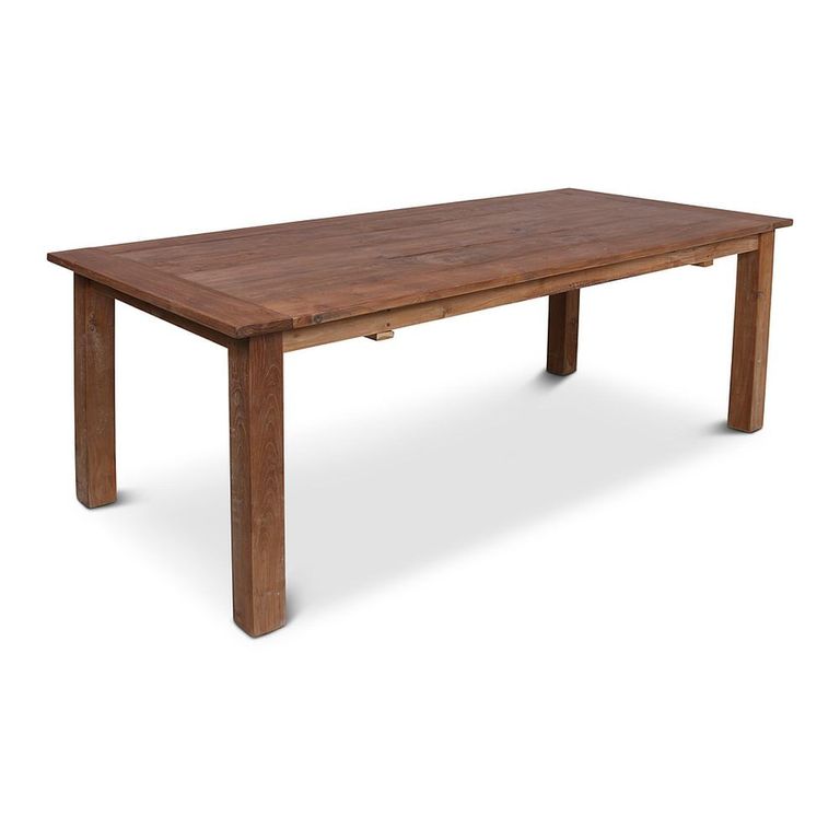 Floris Dining Table - 200cm - 8 Seater - Brown - Recycled Teak Wood